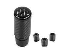 muge racing Gear Shift Knob,Car Gear Knob Shifter 6 Speed Universal Aluminum Gear Shifter Stick with 3 Adapters(Black)