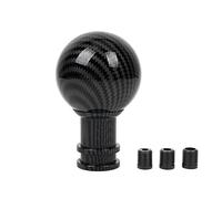 muge racing Round Shift Knob Acrylic Gear Shifting Stick for Most Manual Auto Transmissions, Black