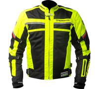 MUGENRACE A-Ttraversare waterproof Motorcycle Textile Jacket, black-yellow, size 4XL for Men