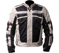 MUGENRACE A-Ttraversare waterproof Motorcycle Textile Jacket, light grey/black, size XS