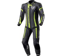 MUGENRACE Assassino perforated Kids 1-Piece Motorcycle Leather Suit, black/neon yellow/white, size 134