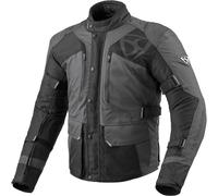 MUGENRACE Autumn waterproof Motorcycle Textile Jacke, grey/black, size L