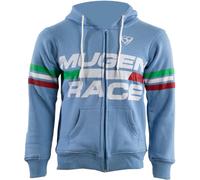 MUGENRACE Bigger Zip Hoodie Zip Hoodie, blue, size M for Men