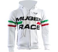 MUGENRACE Bigger Zip Hoodie Zip Hoodie, white, size 2XL for Men