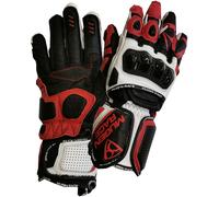 MUGENRACE Chili Sport Motorcycle Gloves, black-white-red, size 2XL for Men