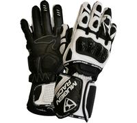 MUGENRACE Chili Sport Motorcycle Gloves, black-white, size L for Men