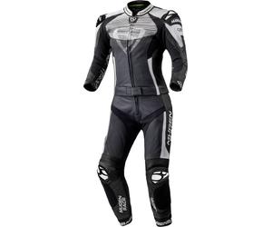 MUGENRACE Cira-SR perforated Two Piece Ladies Motorcycle Leather Suit, black/white, size 34