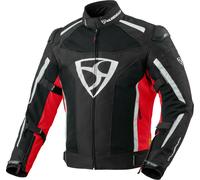 MUGENRACE Diavolo-1 waterproof Motorcycle Textile Jacket, black/red/white, size 5XL