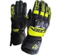MUGENRACE Le-Vi Sport Motor cycle Gloves, black-yellow, size L for Men