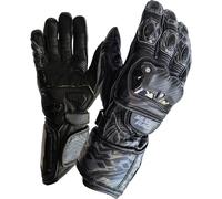 MUGENRACE Moone Sport Motor cycle Gloves, black-white, size L for Men