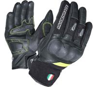 MUGENRACE Neo Short Motor cycle Gloves, black/neon yellow, size 3XL