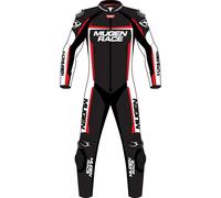 MUGENRACE Ohvale perforated kids One Piece Motorcycle Leather Suit, black/white/red, size 140