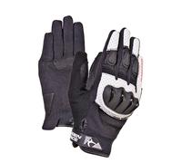 MUGENRACE Roboggore Short Motor cycle Gloves, white, size 3XL for Men