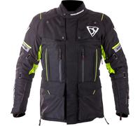 MUGENRACE T-Uno waterproof Motorcycle Textile Jacket, black-yellow, size 3XL for Men