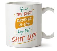 MUGFFINS Brother in Law Mug - in English - You are The Best, Keep That - Funny Gift - Ceramic 11oz Mug