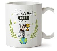 MUGFFINS Chef Mug - "World's Best Chef" - Funny Kitchen Gift/Present - Tea/Coffee Ceramic Cup 11oz