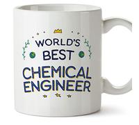 MUGFFINS Chemical Engineer Mug - in English - World's Best - Funny Gift for Colleagues - Ceramic 11oz Mug