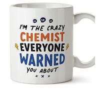 MUGFFINS Chemist Mug - in English - Everyone Warned You About - Funny Gift for Colleagues - Ceramic 11oz Mug
