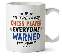 MUGFFINS Chess Player Mug - in English - Everyone Warned You About - Funny Gift for Colleagues - Ceramic 11oz Mug