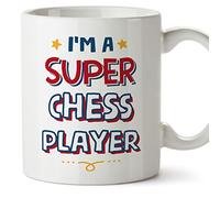 MUGFFINS Chess Player Mug - in English - I'm Super - Funny Gift for Colleagues - Ceramic 11oz Mug