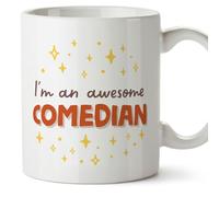 MUGFFINS Comedian Man Mug - in English - I'm Awesome! - Funny Gift for Colleagues - Ceramic 11oz Mug