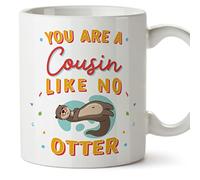 MUGFFINS Cousin Mug - in English - You are Like no Otter - Funny Gift - Ceramic 11oz Mug