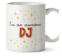 MUGFFINS DJ Man Mug - in English - I'm Awesome! - Funny Gift for Colleagues - Ceramic 11oz Mug