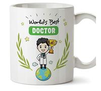 MUGFFINS Doctor Original Mug Cup World's Best Doctor - 11 oz Ceramic