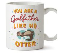 MUGFFINS Godfather Mug - in English - You are Like no Otter - Funny Gift - Ceramic 11oz Mug