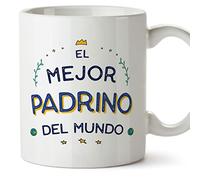 MUGFFINS Godfather Mug - in Spanish - El Mejor del Mundo - Funny Gift - Ceramic 11oz Mug