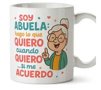 MUGFFINS Grandma Mug Grandma Gifts Funny Mug with Quote | Birthday Christmas | Soy Abuela: hago lo que Quiero, cuando Quiero… si me acuerdo in Spanish | Abuelitos v1