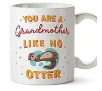 MUGFFINS Grandmother/Grandma Mug - in English - You are Like no Otter - Funny Gift for Grandmother's Day - Ceramic 11oz Mug