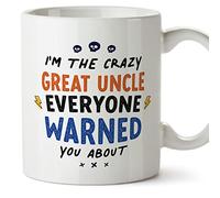 MUGFFINS Great Uncle Mug - in English - Everyone Warned You About - Funny Gift - Ceramic 11oz Mug