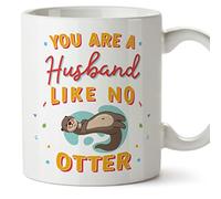 MUGFFINS Husband Mug - in English - You are Like no Otter - Funny Gift - Ceramic 11oz Mug