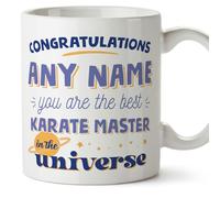 MUGFFINS Karate Master Mug - in English - Best in the Universe - Funny Gift for Colleagues - Ceramic 11oz Mug