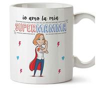 Mugffins Madre - Tazza Super Mamma Migliori del Mondo- Idee Regali Originali Festa Della Mamma