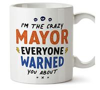 MUGFFINS Mayor Man Mug - in English - Everyone Warned You About - Funny Gift for Colleagues - Ceramic 11oz Mug