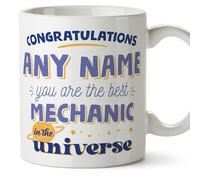MUGFFINS Mechanic Mug - in English - Best in The Universe - Funny Gift for Colleagues - Ceramic 11oz Mug