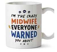 MUGFFINS Midwife Mug - in English - Everyone Warned You About - Funny Gift for Colleagues - Ceramic 11oz Mug