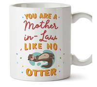 MUGFFINS Mother in Law Mug - in English - You are Like no Otter - Funny Gift - Ceramic 11oz Mug