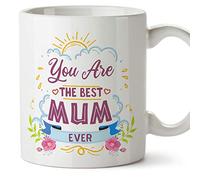 MUGFFINS Mum Mugs -"Best Mum Ever" (Model 1) - Funny Mothers Day Gifts from Daughters & sons