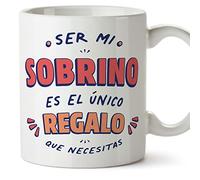MUGFFINS Nephew Mug - in Spanish - Soy el único Regalo que necesitas - Funny Gift - Ceramic 11oz Mug