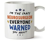 MUGFFINS Neurosurgeon Mug - in English - Everyone Warned You About - Funny Gift for Colleagues - Ceramic 11oz Mug