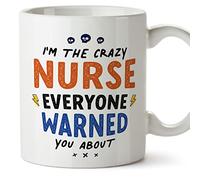 MUGFFINS Nurse Mug - in English - Everyone Warned You About - Funny Gift for Colleagues - Ceramic 11oz Mug