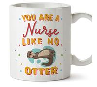 MUGFFINS Nurse Mug - in English - You are Like No Otter - Funny Gift for Colleagues - Ceramic 11oz Mug