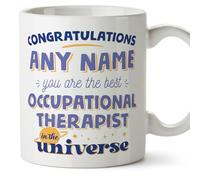 MUGFFINS Occupational Therapist Mug - in English - Best in The Universe - Funny Gift for Colleagues - Ceramic 11oz Mug