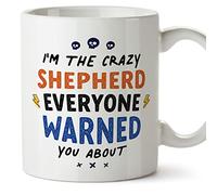 MUGFFINS Shepherd Man Mug - in English - Everyone Warned You About - Funny Gift for Colleagues - Ceramic 11oz Mug