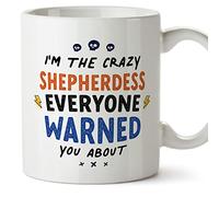 MUGFFINS Shepherdess Woman Mug - in English - Everyone Warned You About - Funny Gift for Colleagues - Ceramic 11oz Mug