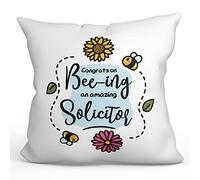 MUGFFINS SOLICITOR Cushion Padding included - in English - Thanks For Beeing Amazing - Funny gift - Pillow: cover and filling 15.7x15.7 inches