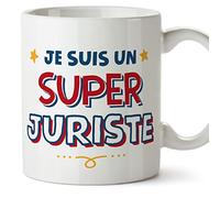 MUGFFINS Solicitor Man Mug - in French - Je Suis Super - Funny Gift for Colleagues - Ceramic 11oz Mug